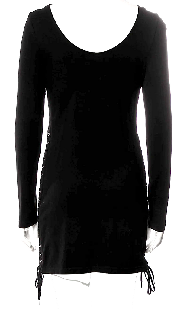 Alexander McQueen UK. Black 2017 Collection Mini Dress