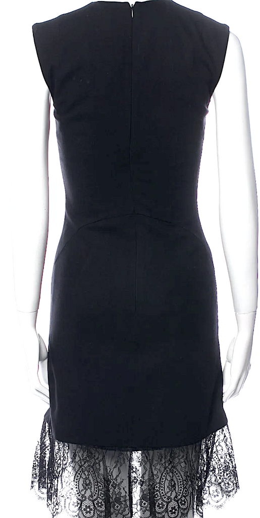 ALEXANDER MCQUEEN UK. McQ. Black Crew Neck Mini Dress