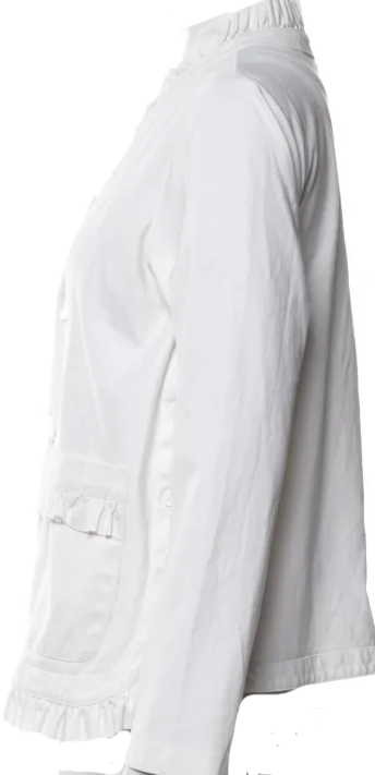 noir kei ninomiya (Comme des Garcons) Japan. White Cotton Blazer