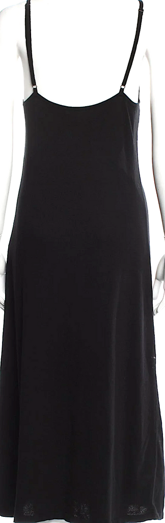 Ulla Johnson NY. Black Cotton Slip Long Dress