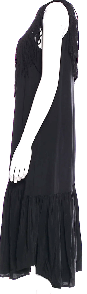 Ulla Johnson NY. Black Silk Midi Length Dress