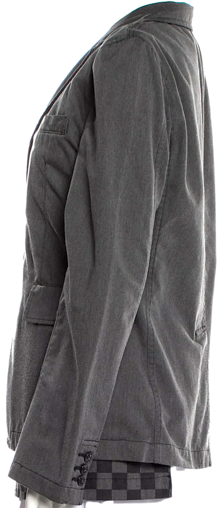 BLACK Comme des Garçons JAPAN. Grey Cotton/Poly Blazer