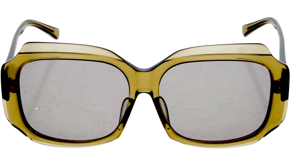 Yohji Yamamoto Japan. Oversized Handpoured Acetate Tinted Sunglasses