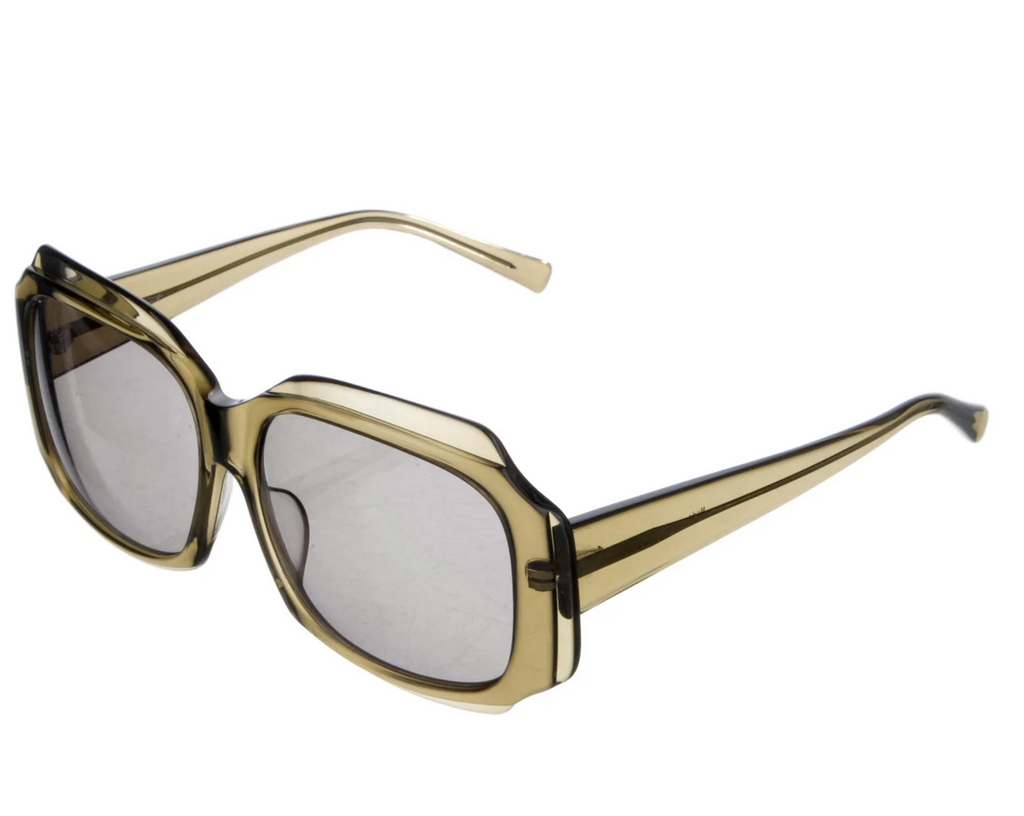 Yohji Yamamoto Japan. Oversized Handpoured Acetate Tinted Sunglasses