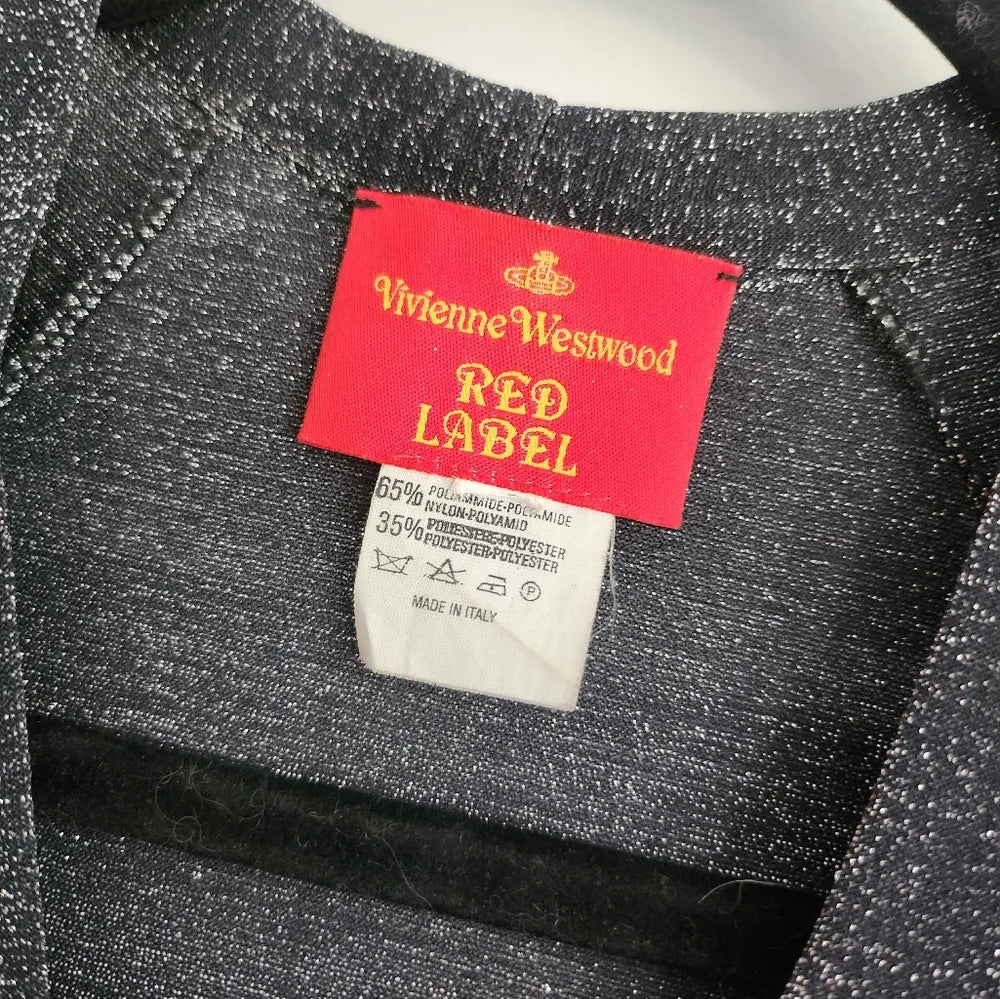 Vivienne Westwood UK. Red Label Sparkly Lurex Dress