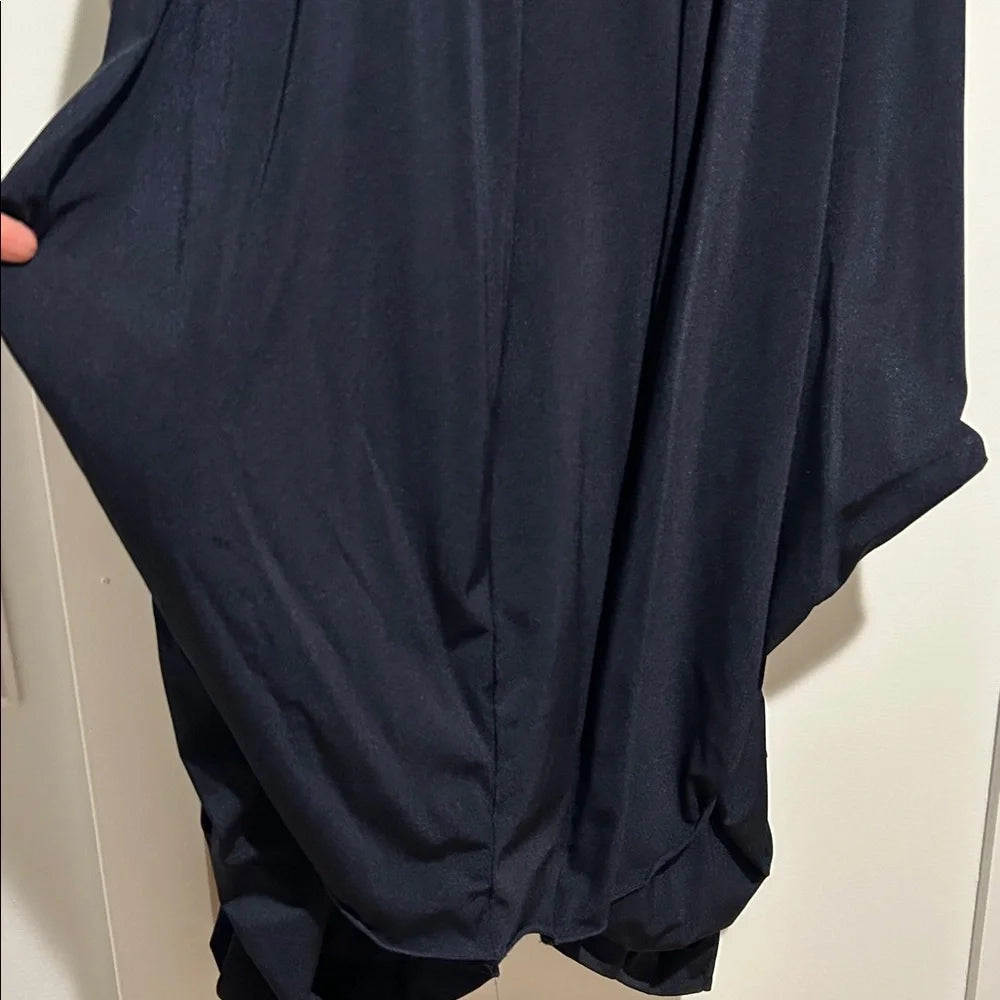 Marithe + Francois Girbaud. PARIS. Vintage Blue Balloon Hem Dress