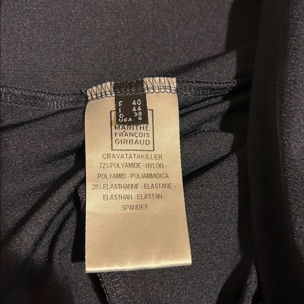 Marithe + Francois Girbaud. PARIS. Vintage Blue Balloon Hem Dress