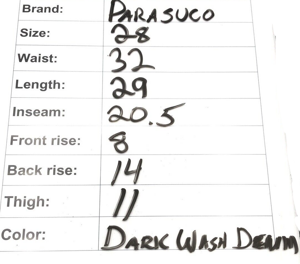 Parasuco Cotton Linen Blend Capri Low Rise Jeans