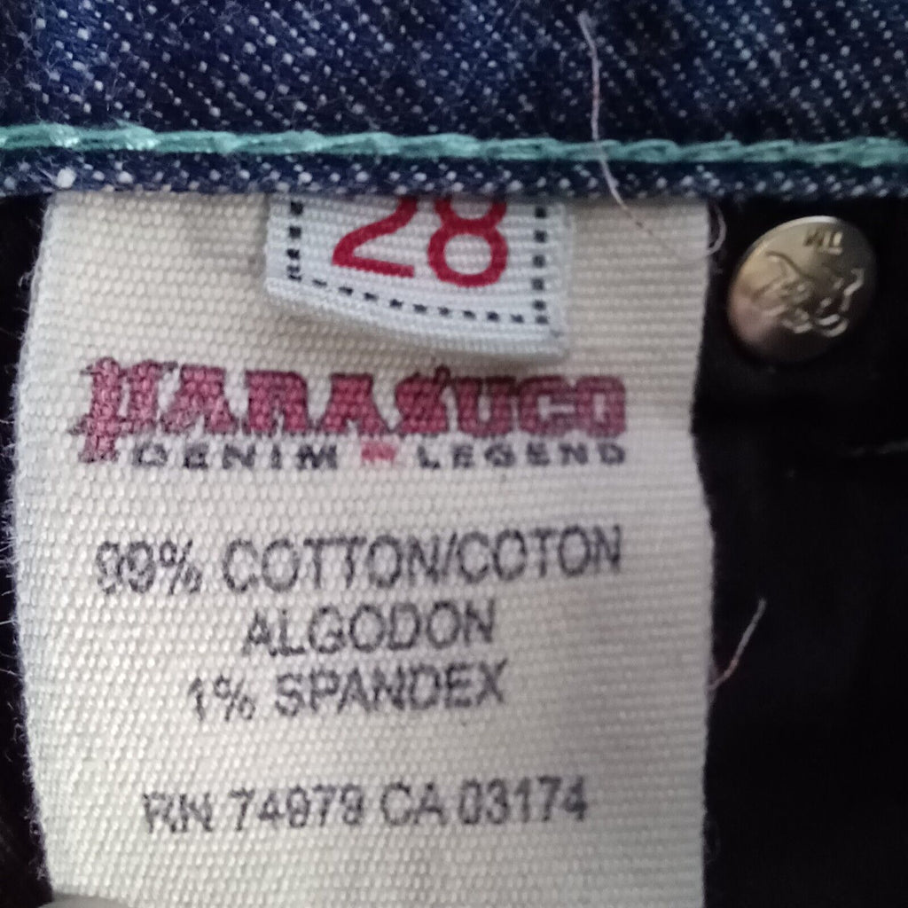 Parasuco Low Rise Embellished Distressed Capris Size 28