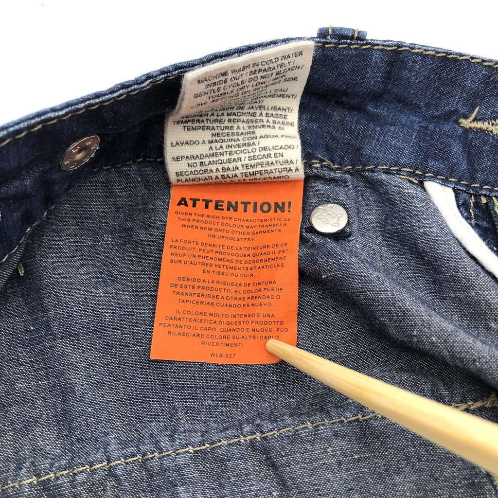 Parasuco Cotton Linen Blend Capri Low Rise Jeans