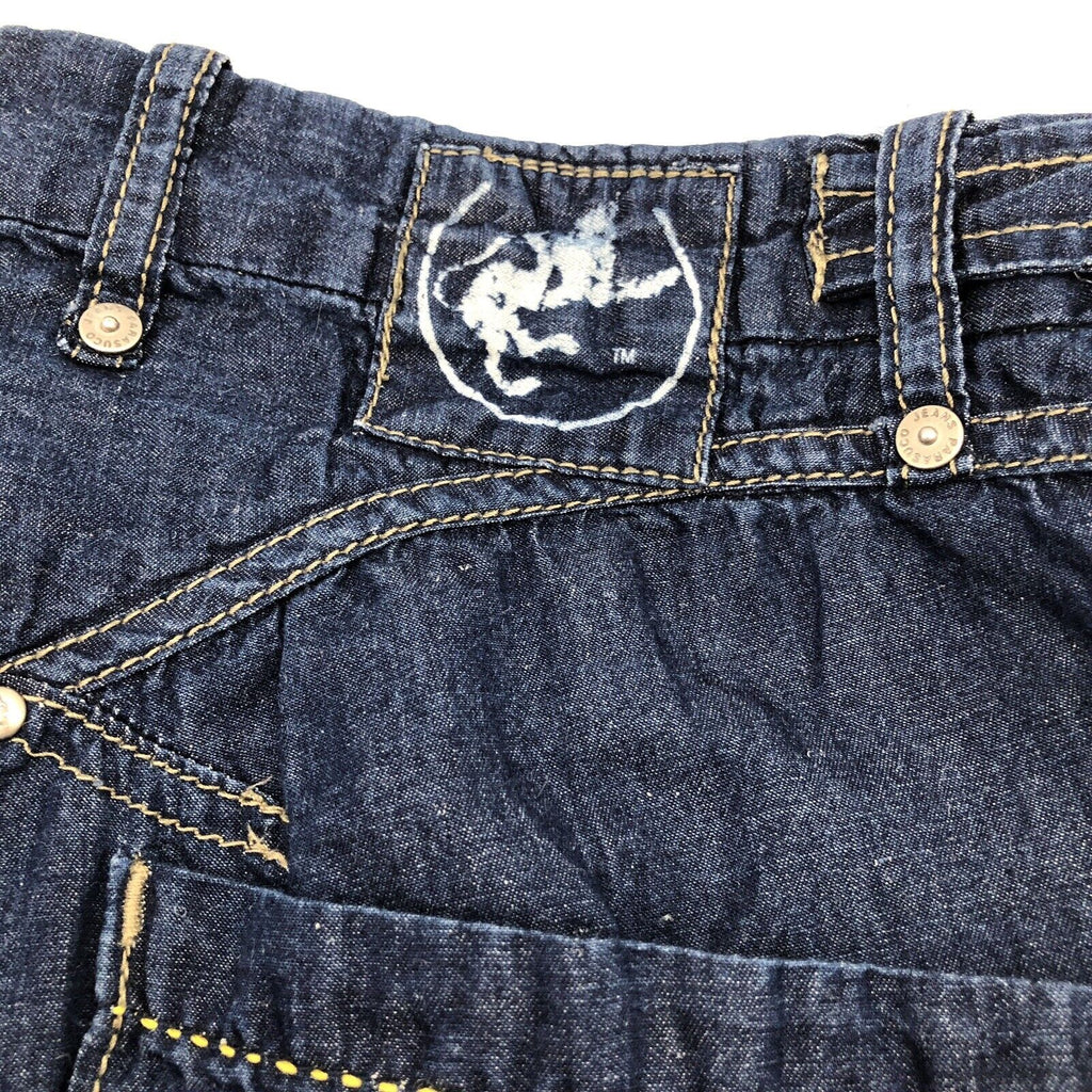 Parasuco Cotton Linen Blend Capri Low Rise Jeans