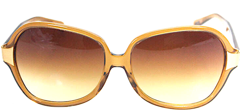 Chloe Paris. Gradation Brown×tortoiseshell Frame Sunglasses