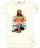 Hysteric Glamour “Rock ‘N’ Roll is Killing Me” White Long Tee/Tunic