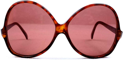 Celine Paris. Black Thick Frame Two Tone Pink Side Arms Sunglasses