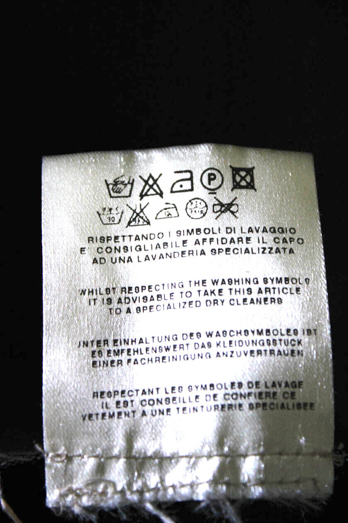 Gaultier Paris. "Fuzzi Line" Black Fuzzi Pleated High-Waist Dress Pants