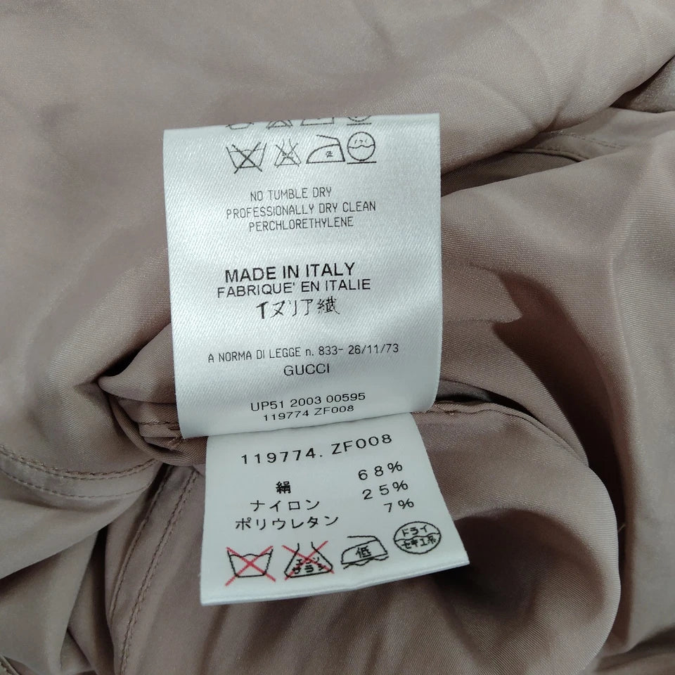 Gucci Italy. Silk, Nylon, Elastin Top