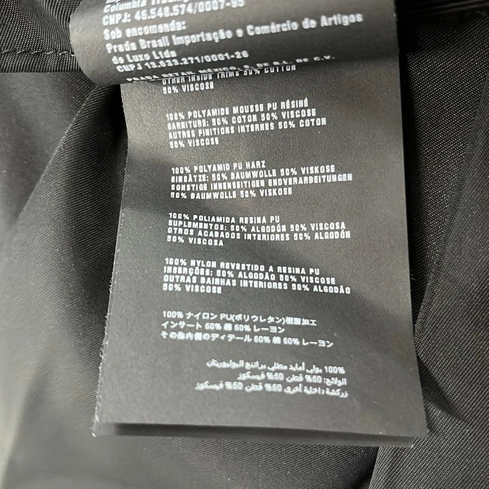 PRADA ITALY. Black Knee Length Skirt