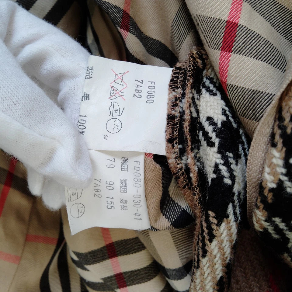 Burberrys UK/JAPAN. Beige/Olive Cotton (Japan Market) Coat