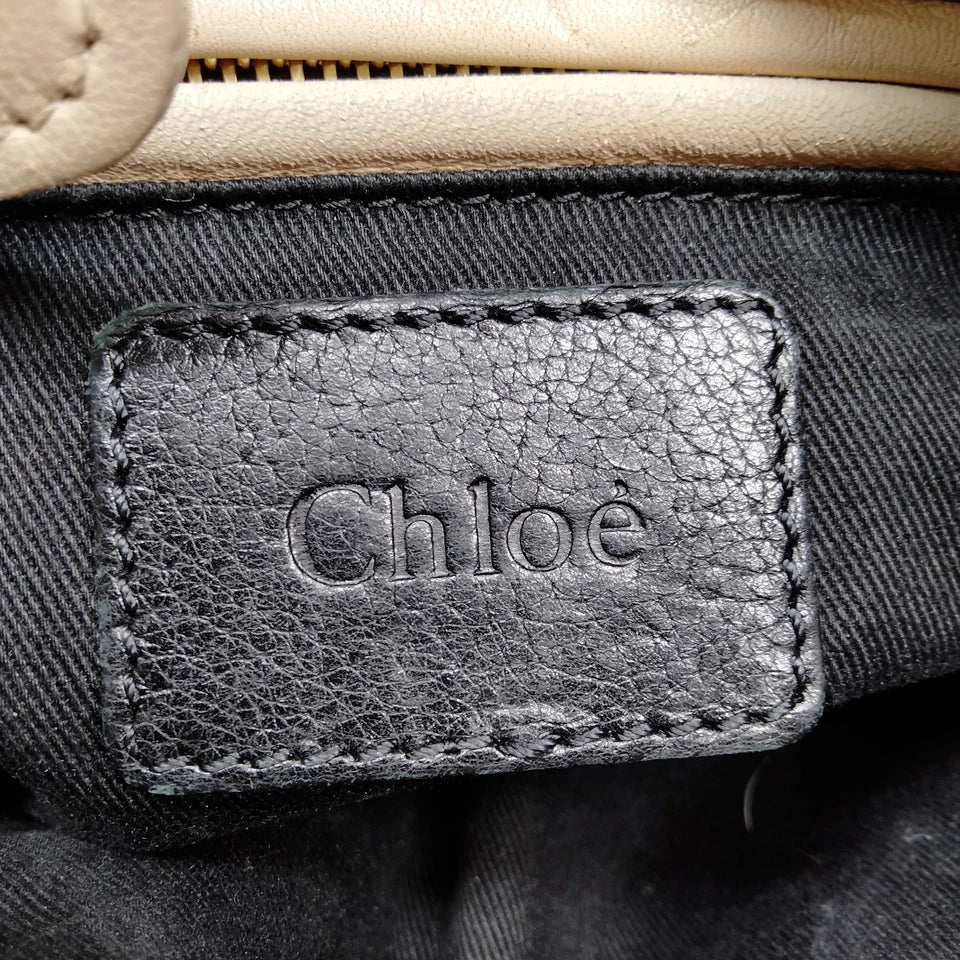 CHLOE PARIS. Vintage Phoebe Philo Black Leather Mini Shoulder Bag / Hand Bag