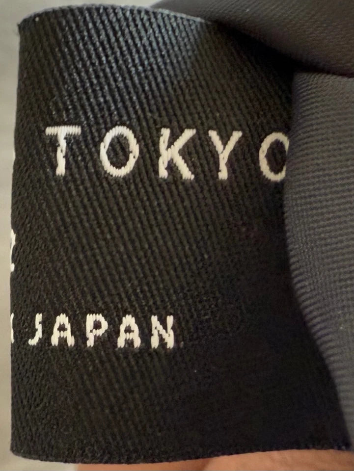 United Tokyo Japan. Base Black Polyester Blend A-Line Maxi Skirt