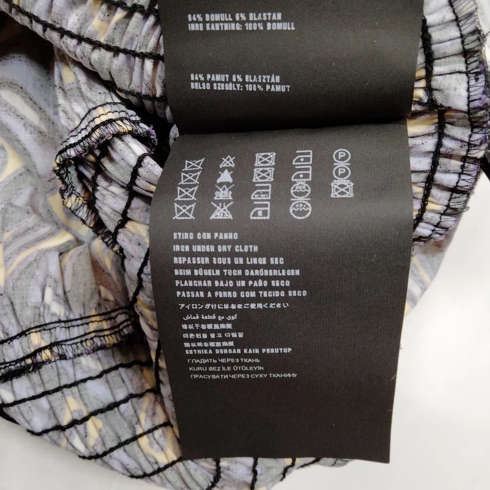 Prada Italy. Vintage Print Cotton/Elastane Dress