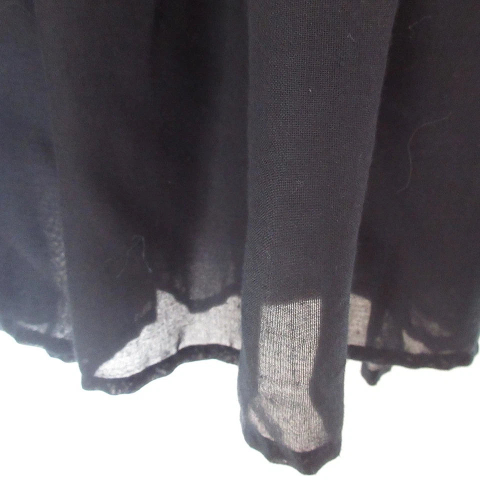 Kumikyoku Japan. 23SS Collection Navy Lacy Voile Skirt