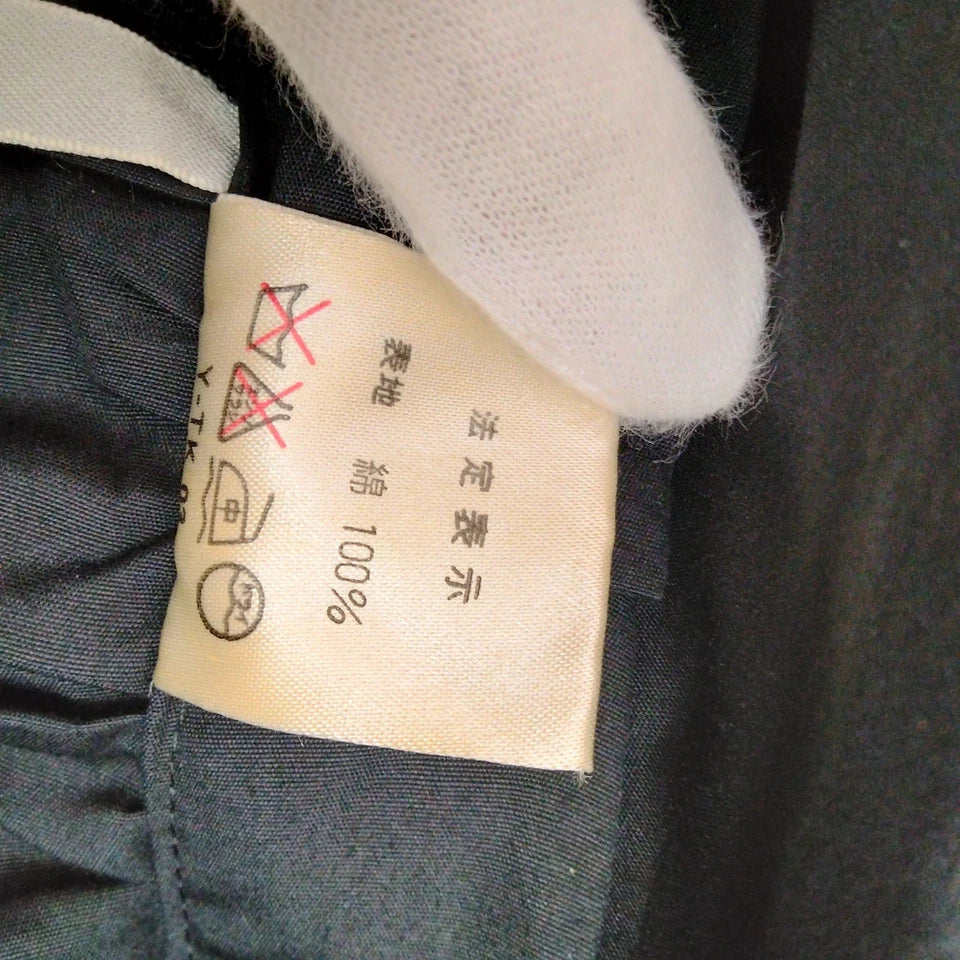 Christian Dior Paris. Black/White Accent Cotton Flare Skirt