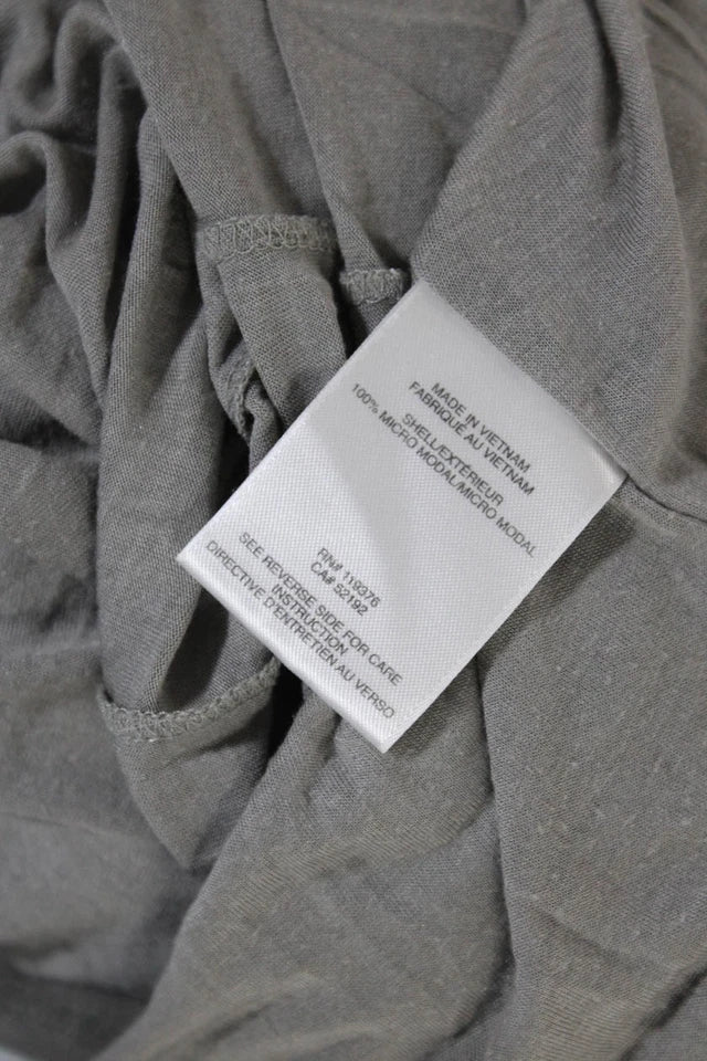 Helmut Lang NY. Gray Scoop Neck Sleeveless Shift Dress