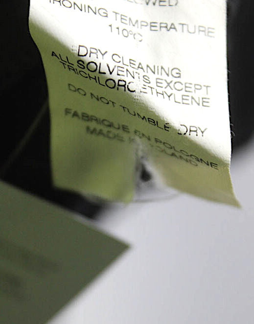 Isabel Marant Paris. Black Long Sleeve V Neck Jersey Tie Waist Midi Dress