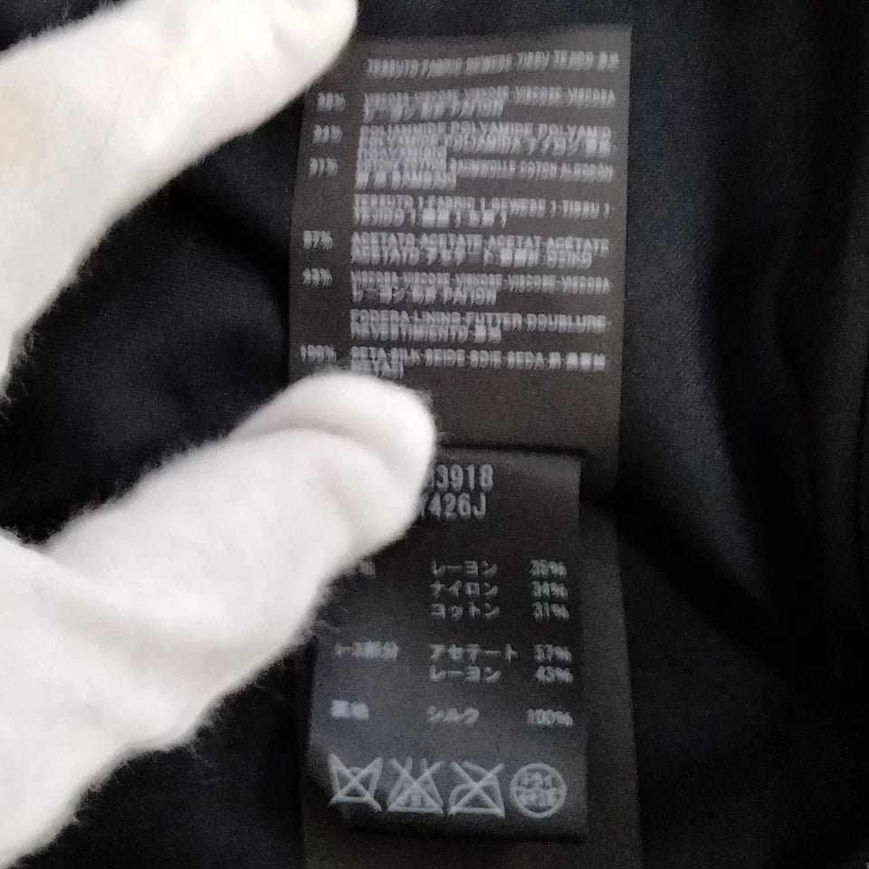 Saint Laurent Paris. Rayon, Nylon, Cotton, Acetate, Silk Skirt