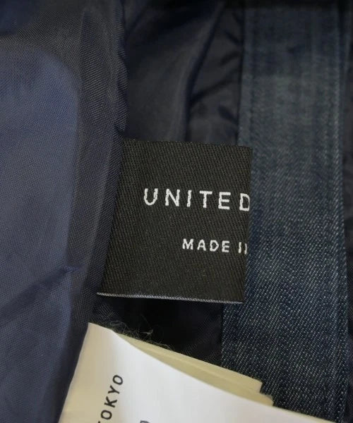 UNITED TOKYO Japan. Indigo Cotton Blend Belted Dres