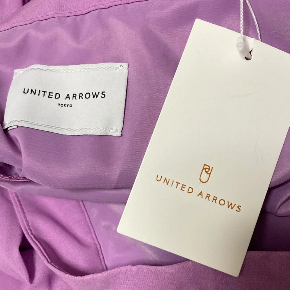 UNITED ARROWS JAPAN. Light Pink Semi-Sheer Flare Long Skirt