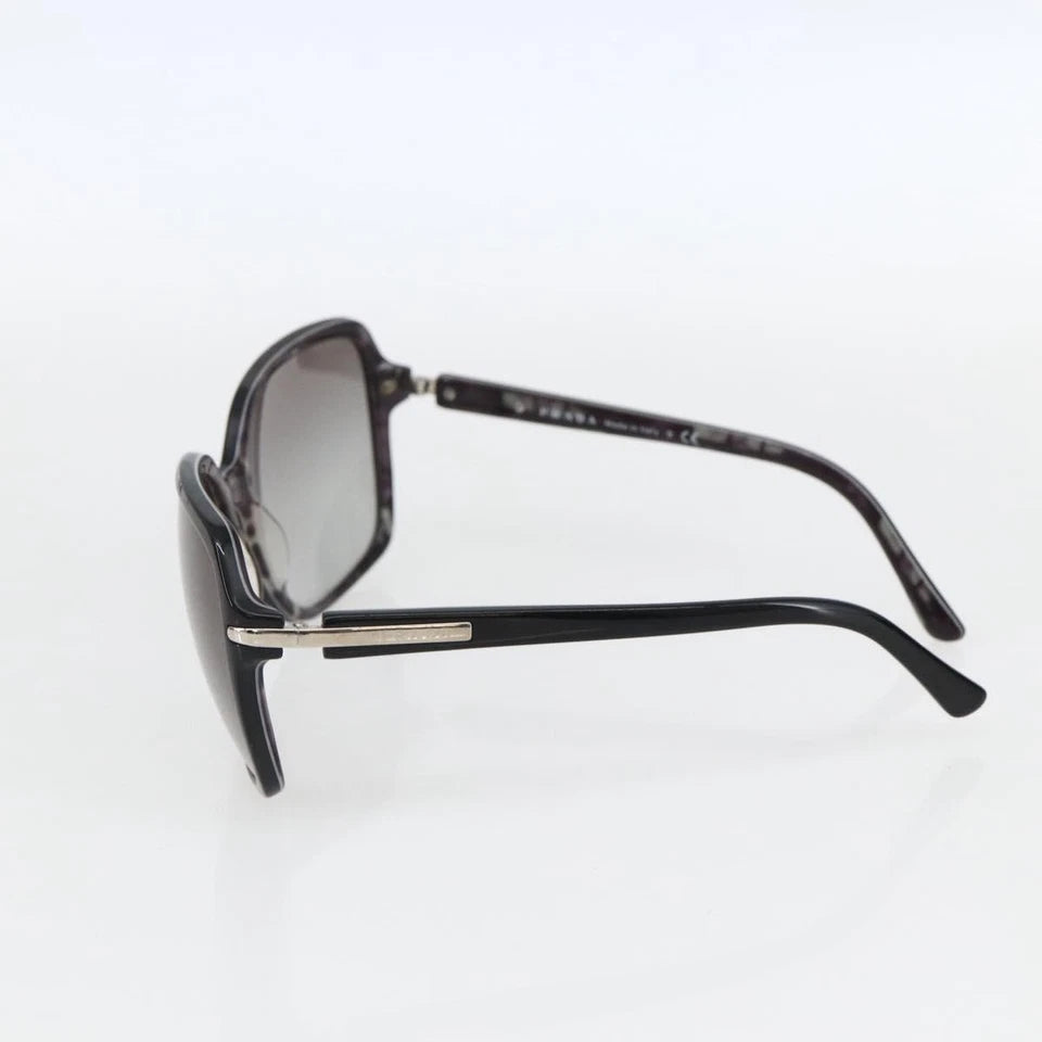 PRADA ITALY. Black Acetate Sunglasses