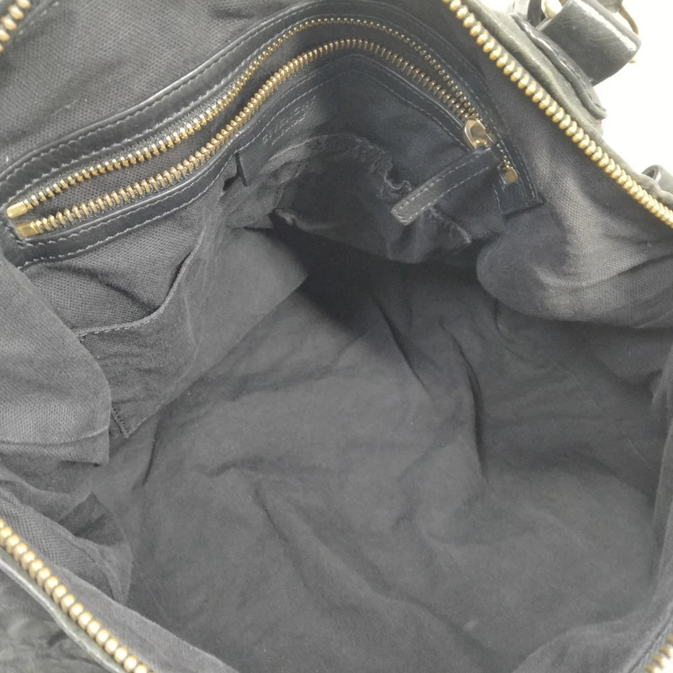 Givenchy Paris. Black Rare Unborn Calf Leather Large Shoulder Bag / Hand Bag