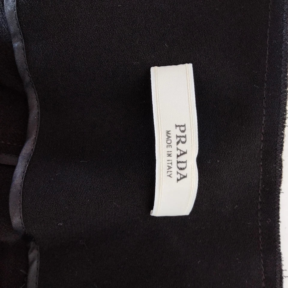 PRADA ITALY. Vintage Black PolyTech Blend Jacket