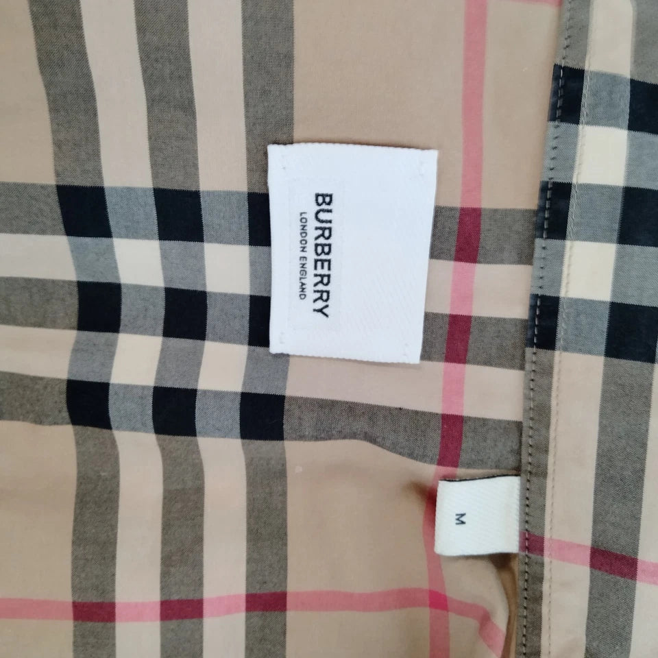 Burberry London Vintage Classic Burberry Cotton Button Top