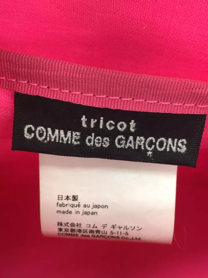 COMME des GARCONS JAPAN. TRICOT. White PVC 2way Shoulder Tote bag from Japan