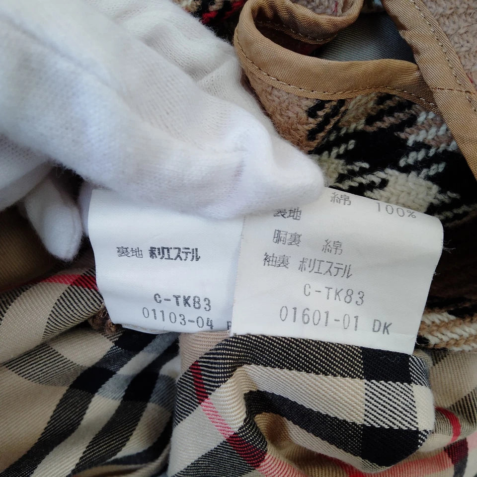 Burberrys UK/JAPAN. Beige/Olive Cotton (Japan Market) Coat