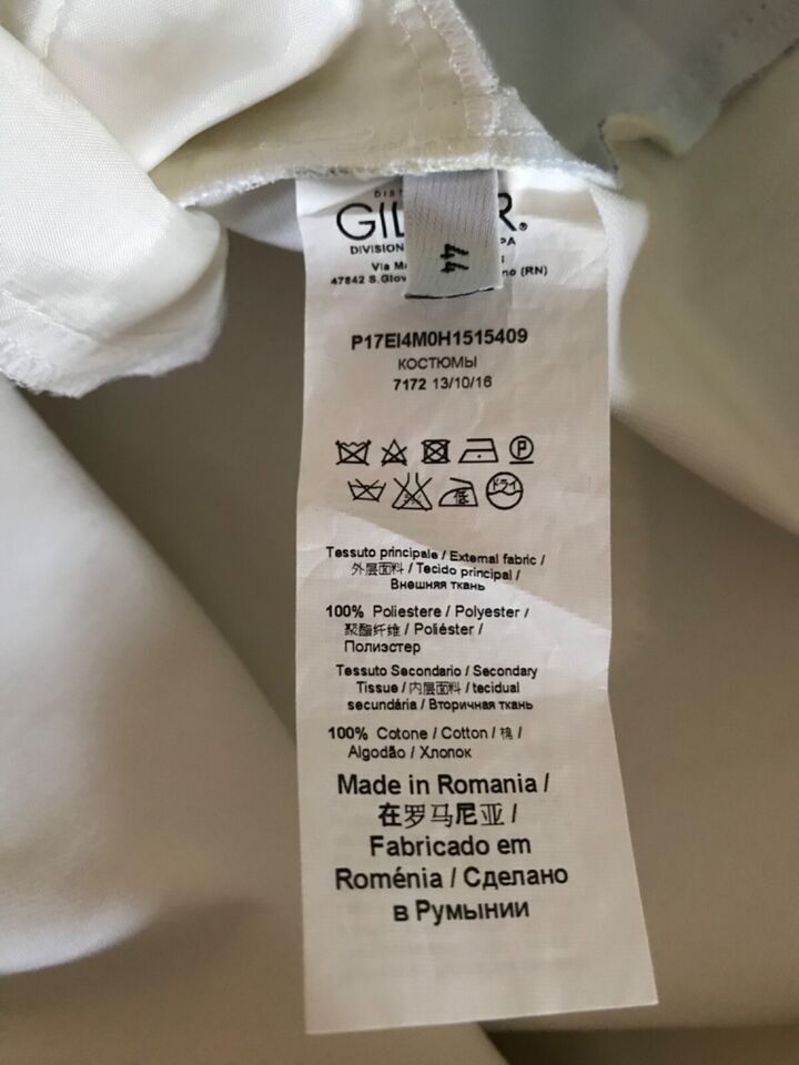 Iceberg Italy. Striped Front Tessuto Nylon, White Back Mini Dress