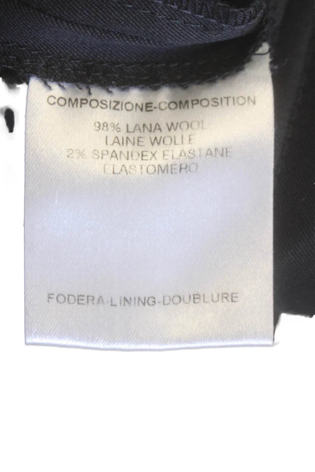 Gucci Black Cotton Slip-on Zipped Clasp Pants