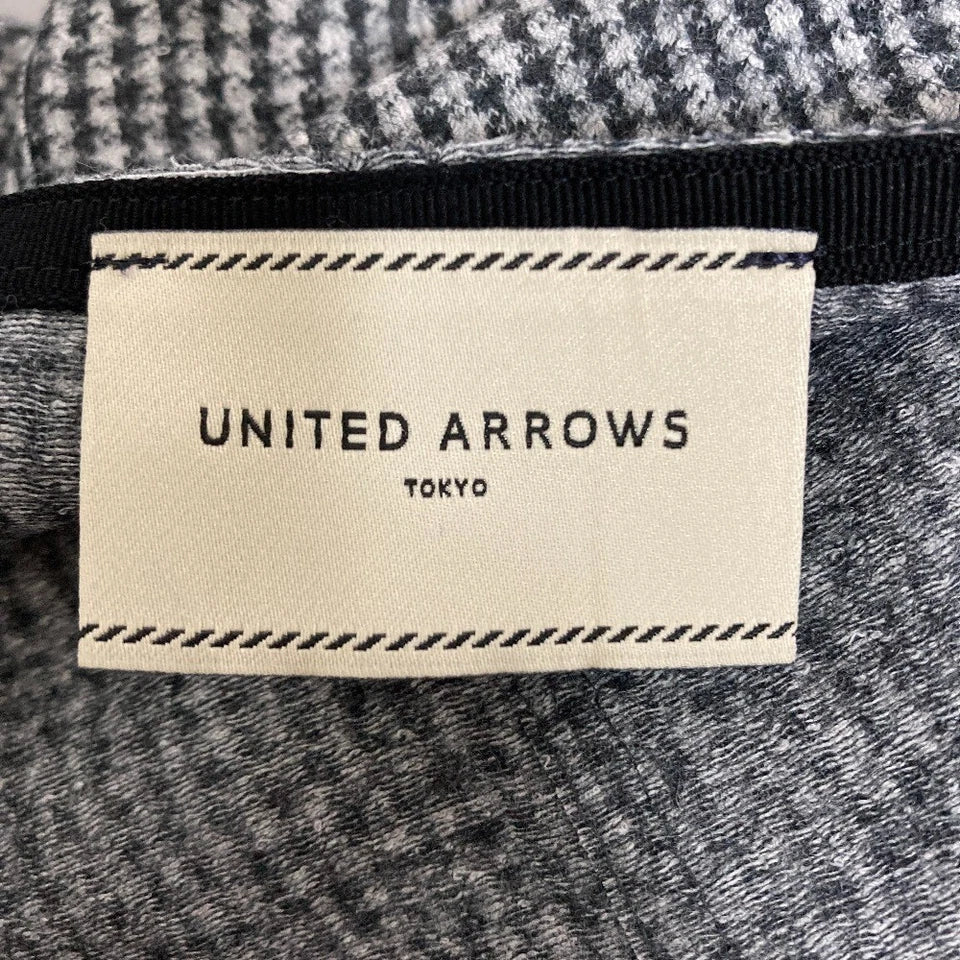UNITED ARROWS JAPAN. Gray Houndstooth Dress
