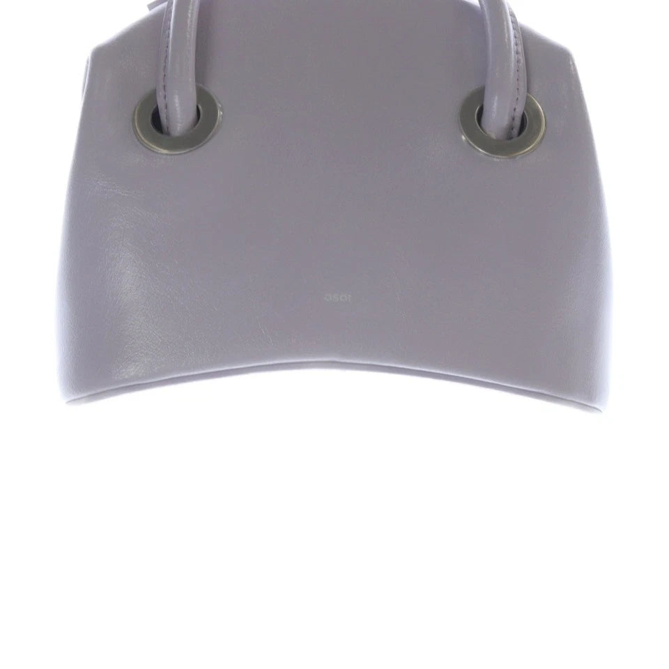 OSOI SEOUL. Violet Tinted Leather CIRCLE MINI 2WAY Bag Handbag Shoulder Bag