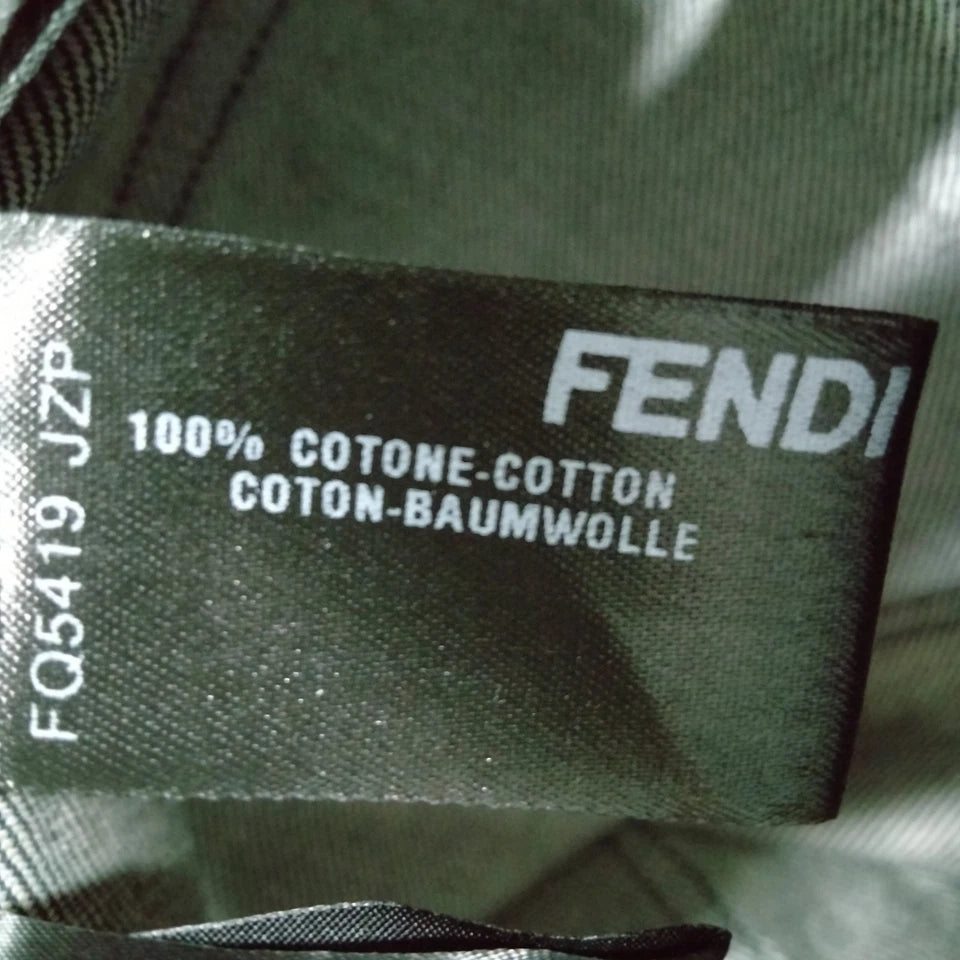 Fendi Italy. Dark Blue Cotton Denim Skirt