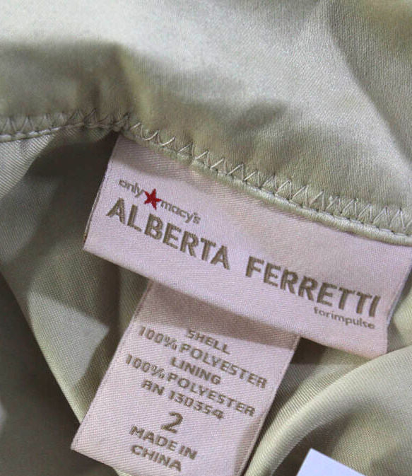 Alberta Ferretti Italy.Beige Lightweight Floral Print Lined Maxi Skirt