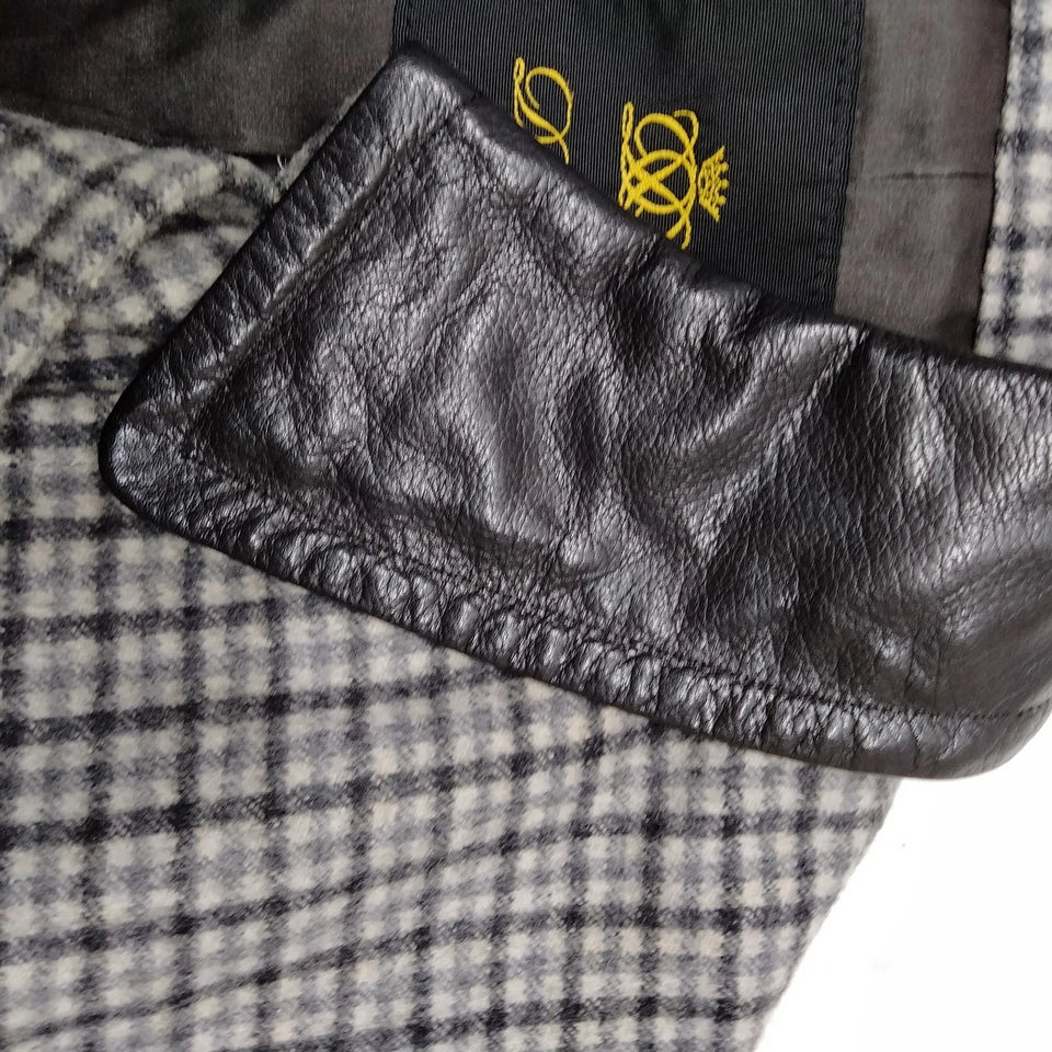 DRAWER JAPAN. Wool, Cotton, Silk Long Coat