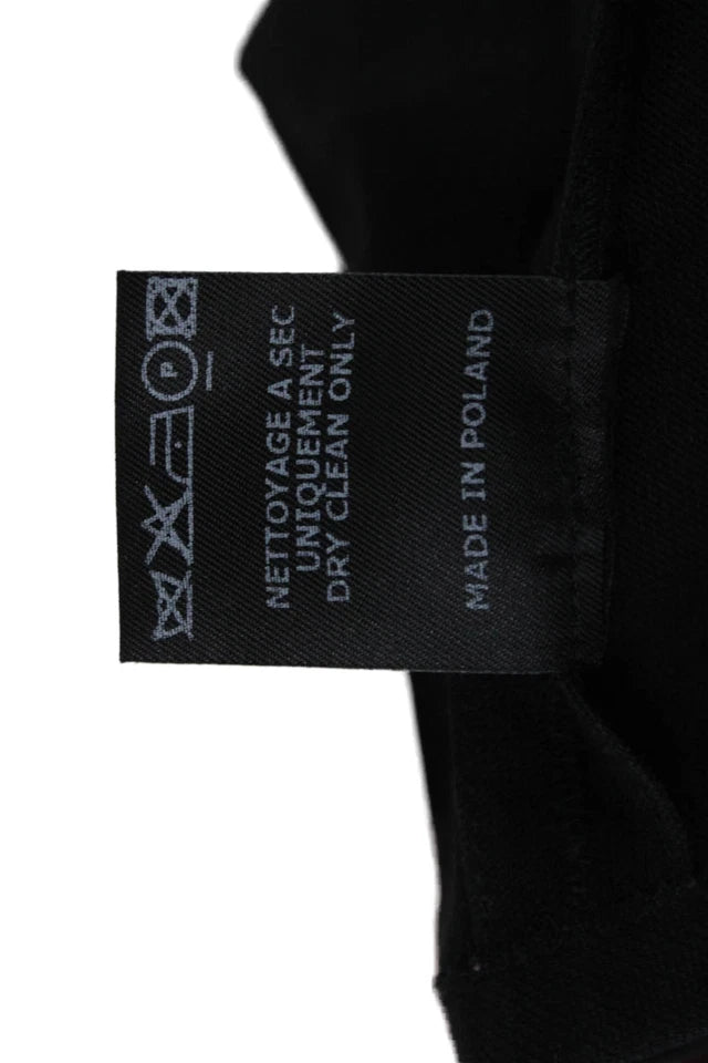 Isabel Marant Paris. Black Cotton Cropped Sleeveless Tank Sweetheart Top
