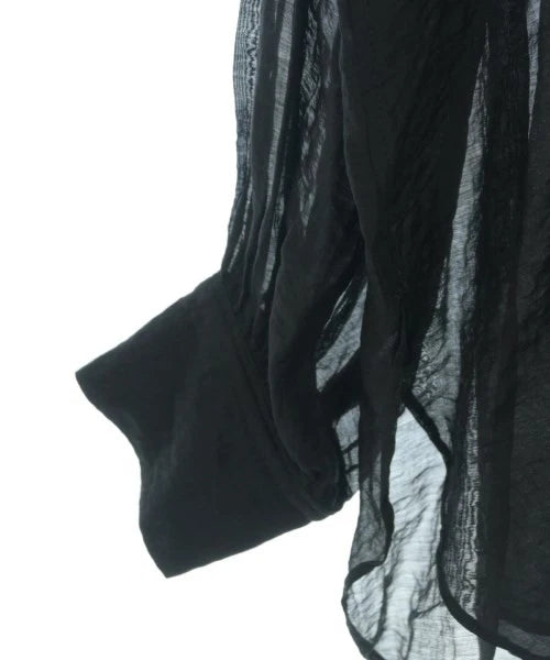 RAY BEAMS JAPAN. Black Semi-Sheer Casual Shirt