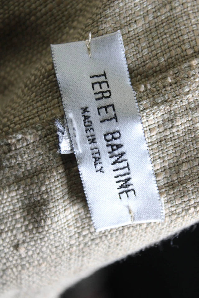 Ter Et Bantine PARIS. Beige Linen Button Down Light Jacket
