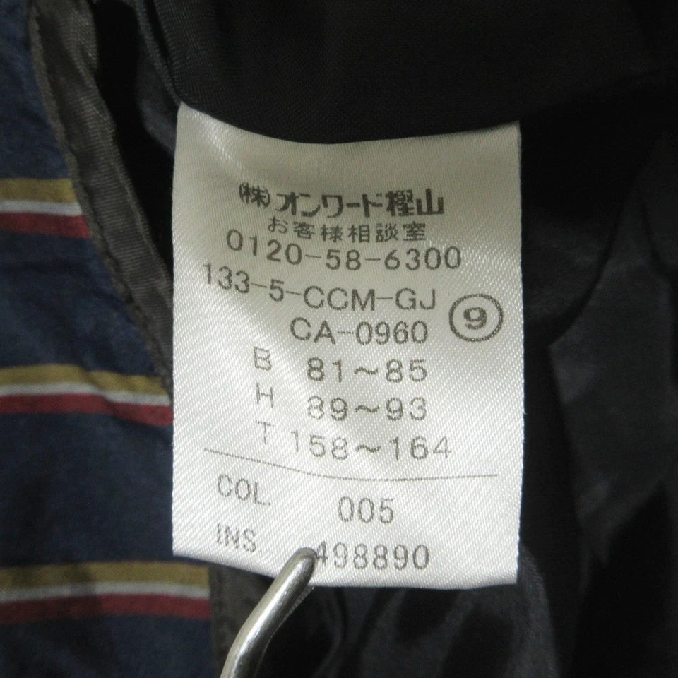 J.PRESS. Vintage Black Long Trench with liner, Belted Coat