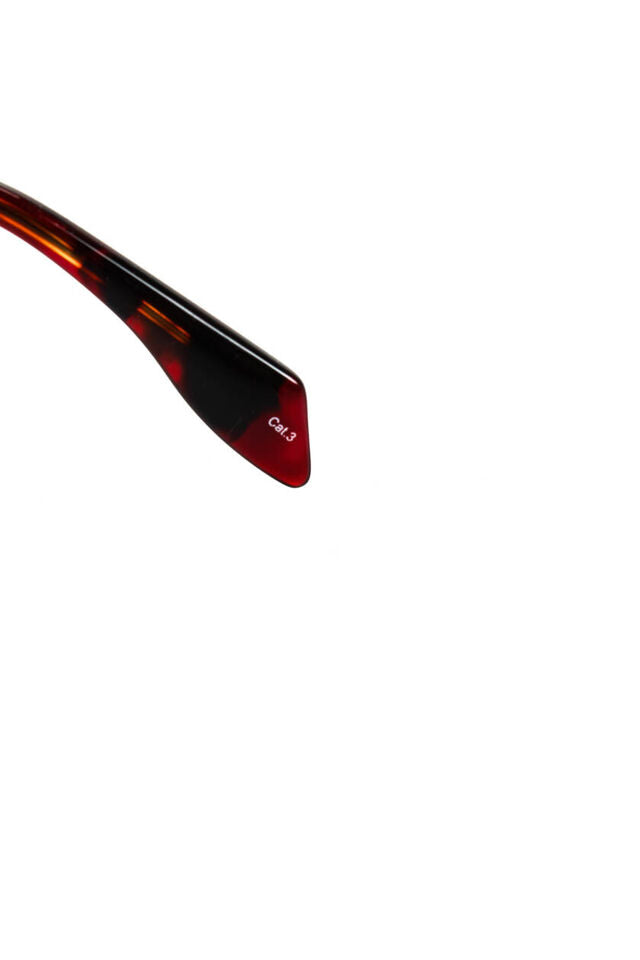 Alexander McQueen UK Tortoise Shell Cat Eye Sunglasses Violet Gradient Lenses